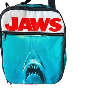 Jaws Movie Lunch Bag Shark Attack Graphic Insulated Zip Top